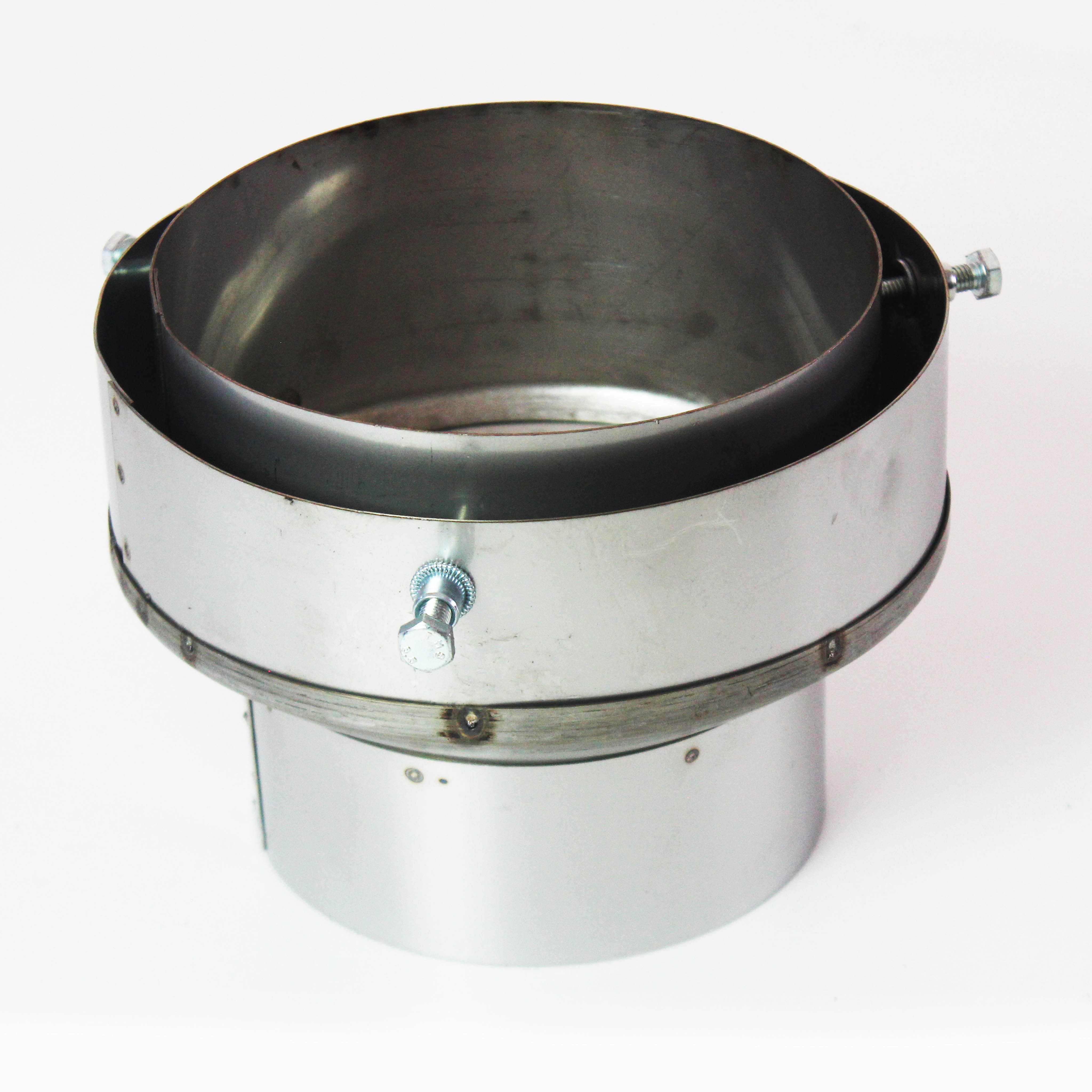thumbnail interactive-video image 1 of Miflue 904 Flue Liner Kit – Multifuel Flexible With Anti-Down Draft Cowl & Adaptor – Stainless Steel 1 of 5