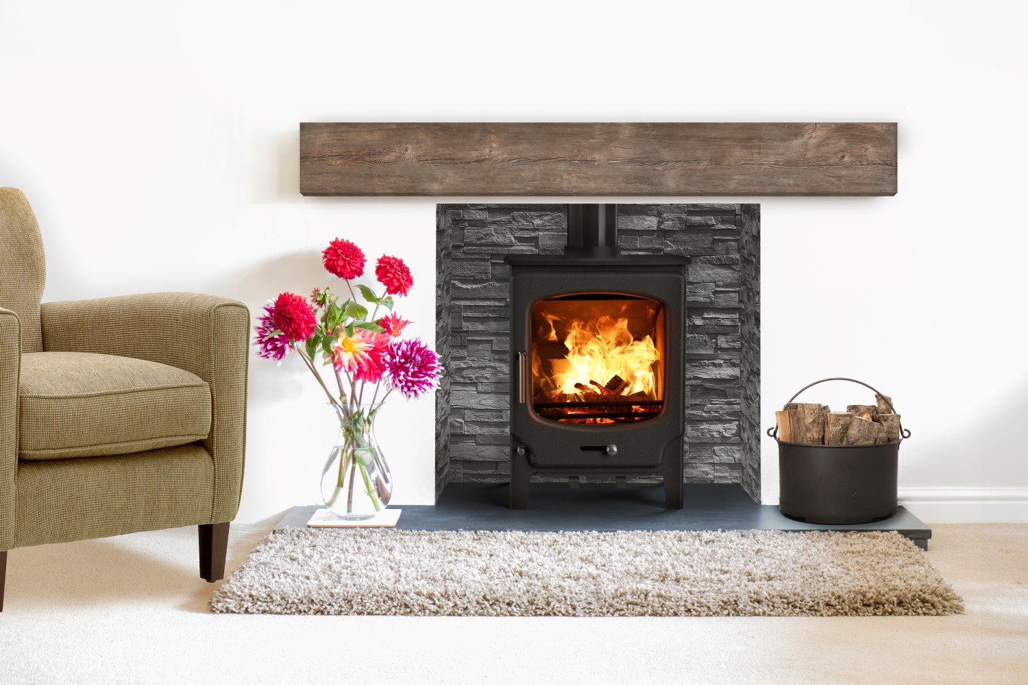 STX5 EcoDesign Stoves Woodburning Stoves, Multifuel Stoves, Log