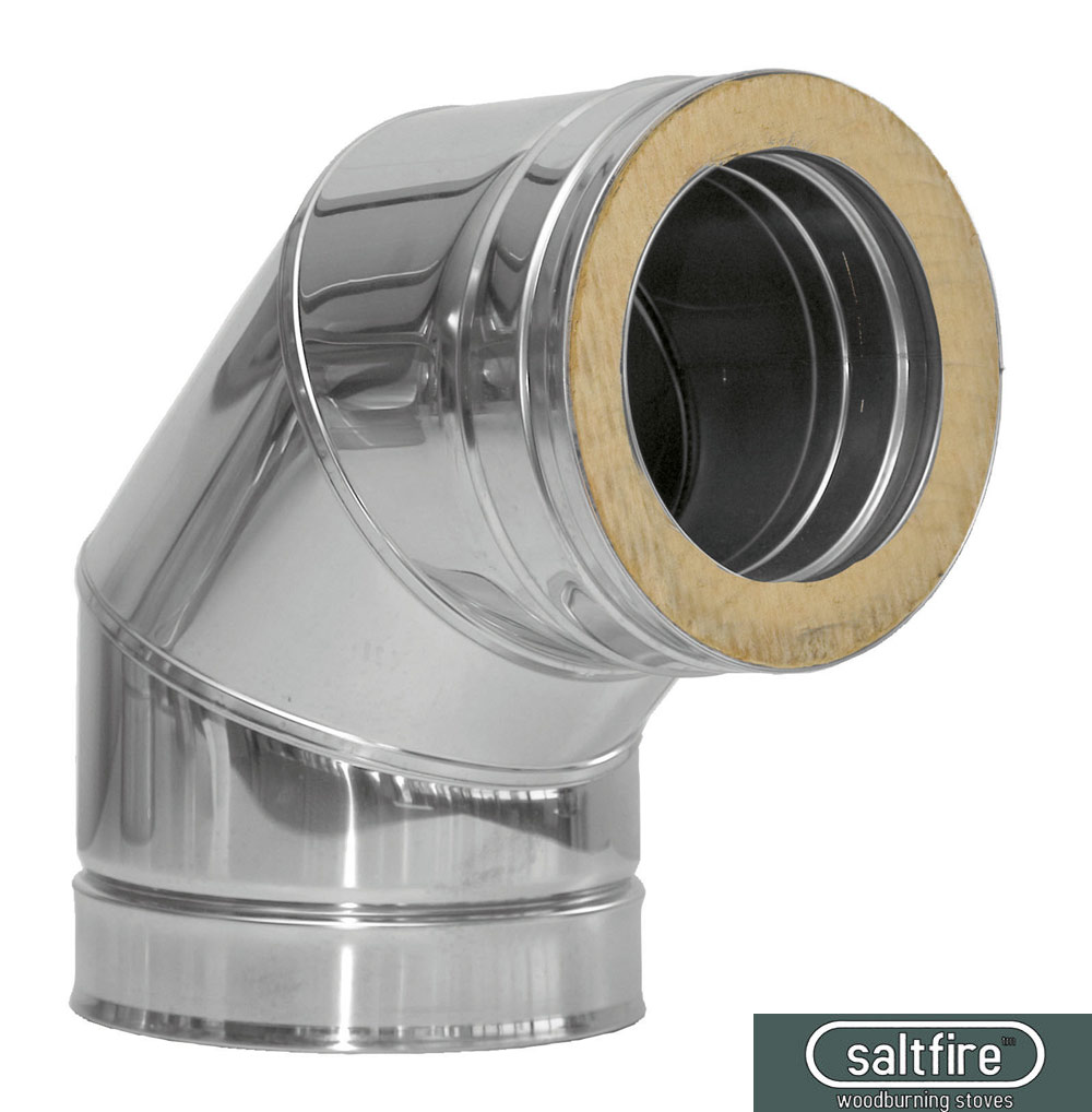 Elbow 90 Deg 5" Twinwall Twinwall Insulated Chimney Systems
